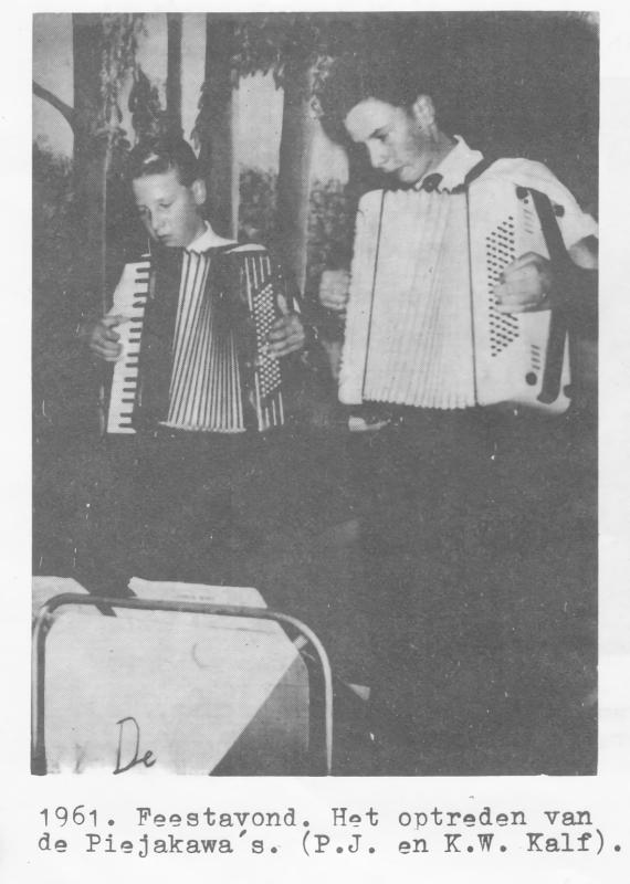 Feestavond 1961.